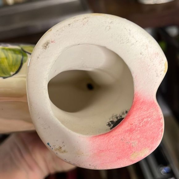 Vintage violets Turov Ceramic Hand Painted cow blooming in time for spring - Picture 11 of 13